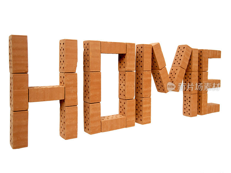Word home mini brick_left
